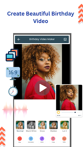 Geburtstagsvideo-Maker Bildschirmfoto 12