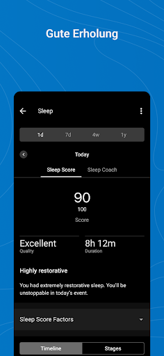 Garmin Connect™ Bildschirmfoto 1