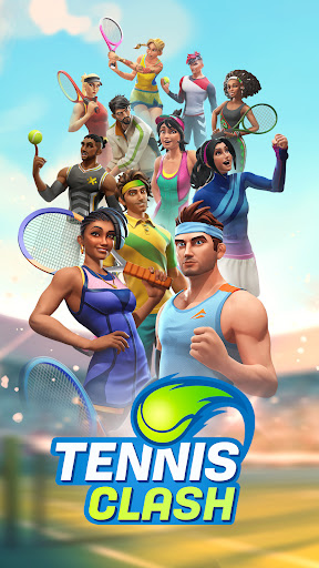 Tennis Clash: Online-Spiel Bildschirmfoto 4
